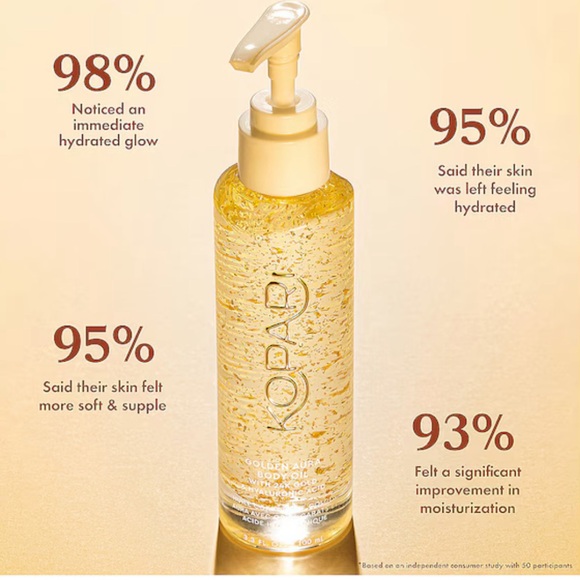 Kopari | Beauty Golden Aura Body Oil Moisturizer 24K Gold Hyaluronic Acid - Picture 6 of 11